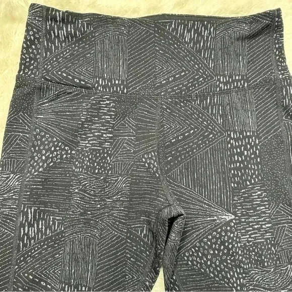 Tuff Athletics Leggings Black & Grey Size Medium - Picture 5 of 16